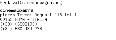 Festival del cine espa�ol