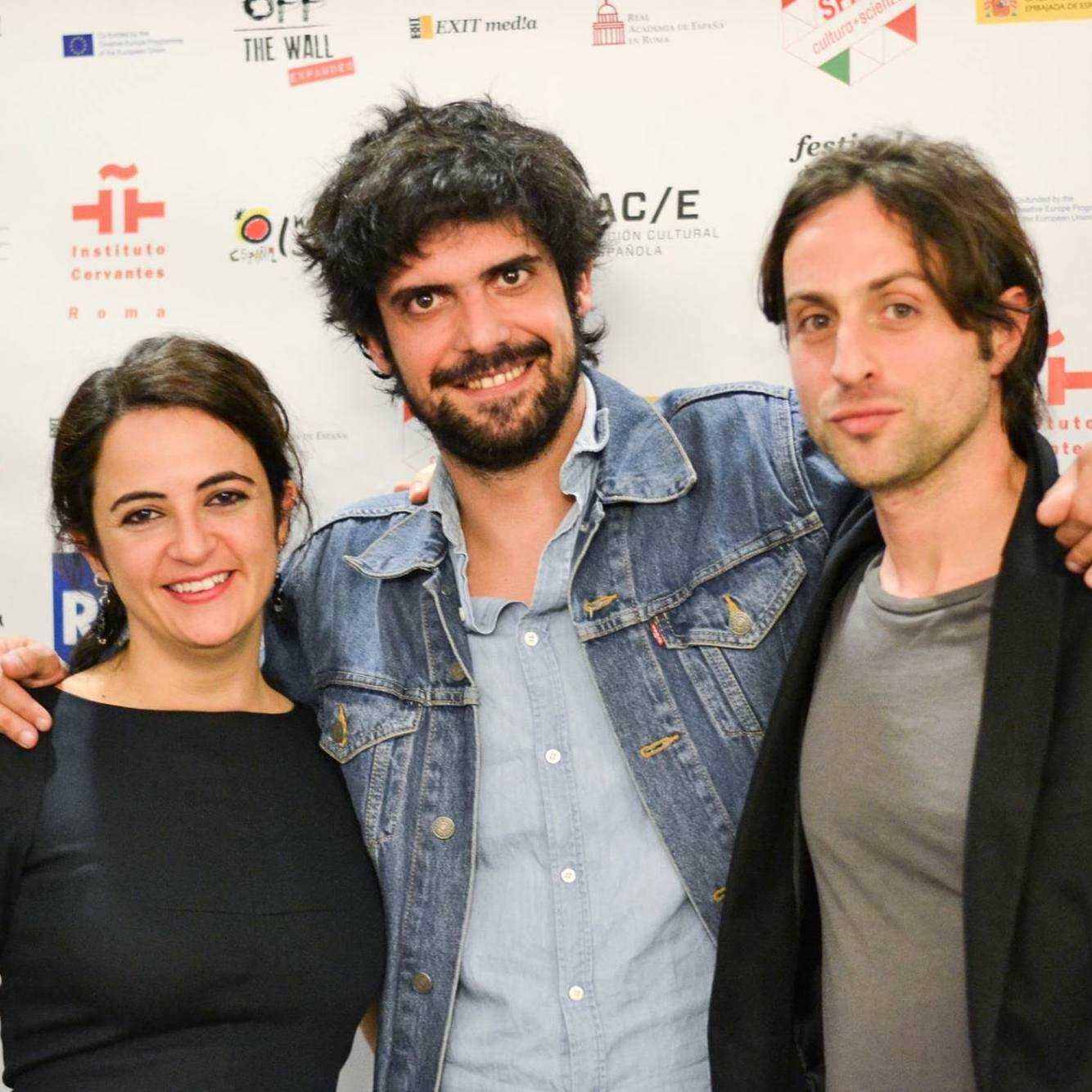 Iris Martin-Peralta e Federico Sartori con Francisco Carril