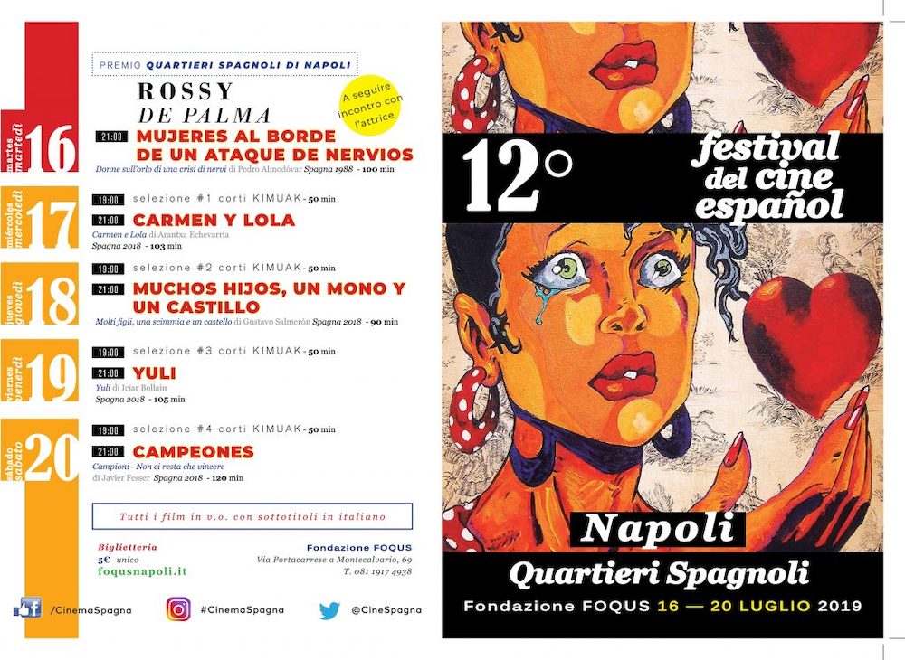 Il Programma di CinemaSpagna a Napoli / 2019